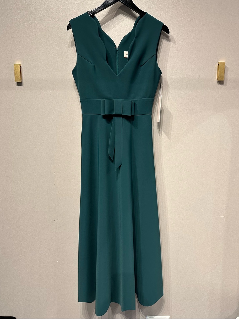 Greta Constantine Patchouli Bow Cocktail dress, size Small, NWT